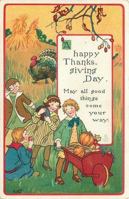 children-parade-thanksgiving-card