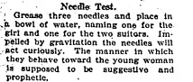 needle test